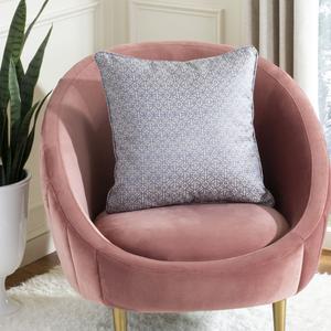 Подушка декоративная Safavieh Caitria, 20x20 см, синий / бежевый