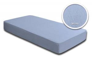 Простыня трикотажная светло 200х200см One-Home, синий