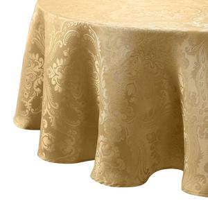 Elrene Home Fashions Caiden Elegance Damask овальная скатерть 60 x 84 дюйма, золотой