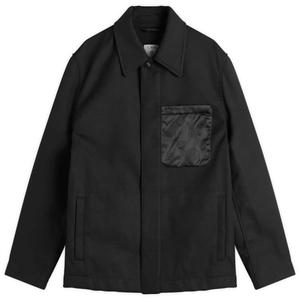 Куртка из технической шерсти с клееным плетением Casablanca, черный