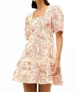 Темма Мини-платье в Тигровой Лилии Marie Oliver, Tigerlily