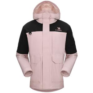 Ветровка унисекс CAMEL, овсяно-серый/фантомно-черный