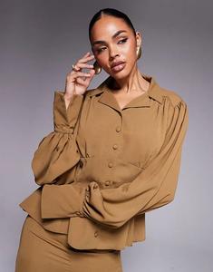 Блузка Daska цвета корицы - часть комплекта