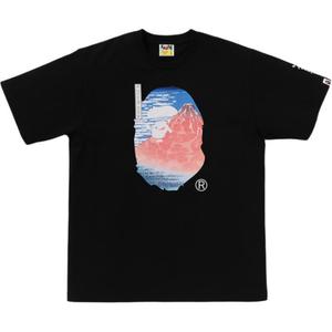Футболка Unisex UKIYO E Collaboration FW25 A BATHING APE, черный