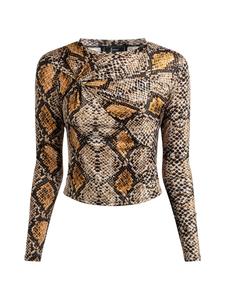 Женская блузка из змеиного верблюжьего меха faina
