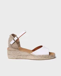 Женские кожаные эспадрильи на танкетке Toni Pons, белый