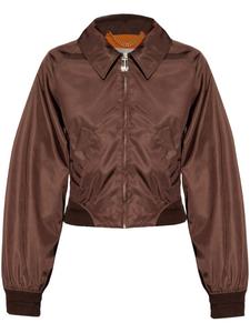 Куртка-бомбер Harrington Victoria Beckham, коричневый