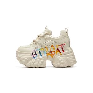 ST&SAT Женские устойчивые к истиранию массивные кроссовки низкие Ecru, цвет Ecru