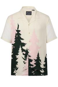 Рубашка на пуговицах классического кроя STHUGE, белый