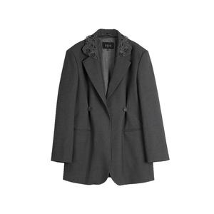 ELLE Костюм деловой женский темно-серый