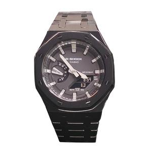Часы Casio G-Shock Analog-Digital 2100 Series, арт. GA-2100SKE-7A, 44 мм, черный