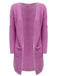 Вязаный кардиган Influencer, светло-розовый