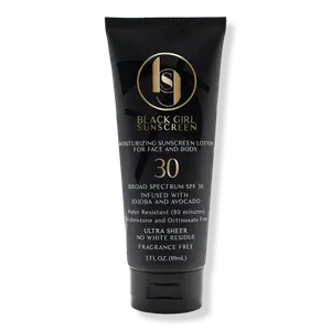 Увлажняющий солнцезащитный лосьон SPF 30 Black Girl Sunscreen, Fragrance Free