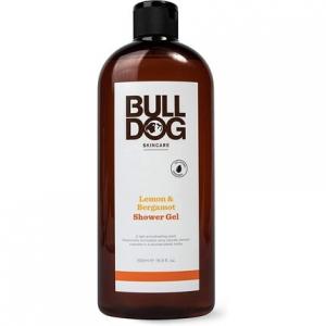 Гель для душа «Лимон и бергамот», свежий и восстанавливающий гель для душа, 500 мл, Bulldog