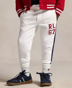 Детские спортивные брюки с логотипом Little Boys Polo Ralph Lauren, белый