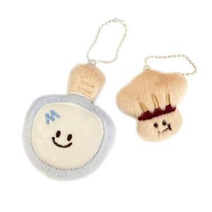 Плюшевый брелок AIQINGCAOZHILIANWANJU в виде теннисной ракетки высотой 11 см AIQINGCAOZHILIAN(WANJU)