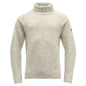 Свитер DEVOLD OF NORWAY Nansen Wool High Neck, бежевый