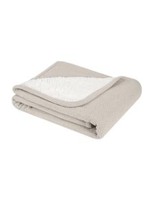 Вязаное детское одеяло Dream big в коричневом цвете Kikkaboo