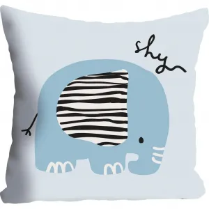 Декоративная подушка queence shy без наполнителя, 1 штука Queence, Bunt + bedruckt