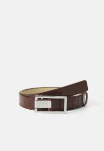 Ремень ONLY ONLASTA CROCO BELT , Seal Brown /Brown