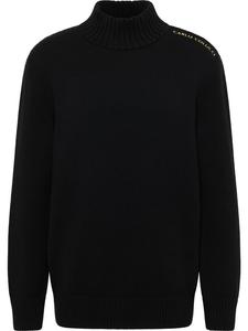 Пуловер Carlo Colucci Strick Divenuto, черный