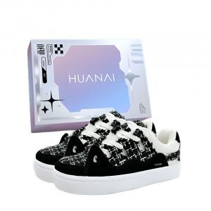 Низкие кроссовки для скейтбординга Unisex HUANAI, черные