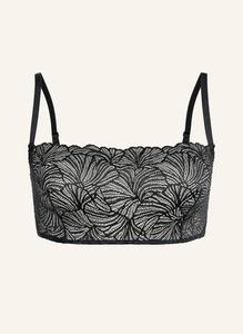 Бюстье-Бралетт-Бандо из струящегося кружева Erlich Textil, черный