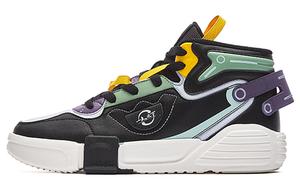 Кеды мужские, обувь для скейтбординга высокая черный/белый Erke