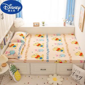 Disney Простыня на резинке 150х190 см, хлопковая, утолщенная, с начесом, цвет Winnie The Pooh