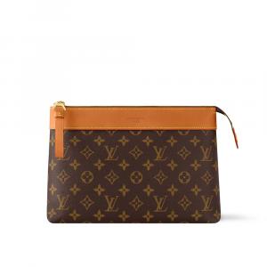 Сумка-пошет Voyage Souple Louis Vuitton, коричневый