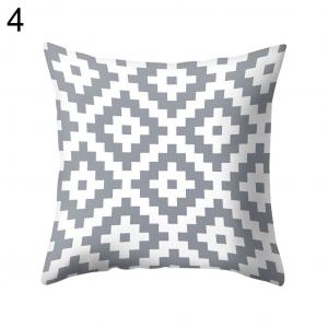 Серый фон геометрический квадратный колбаса подушка наволочка рабочий элемент элемент-4# Stuttg