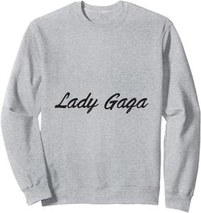 Официальная толстовка Lady Gaga с надписью Script, серая