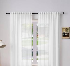 Штора Woltu mit Kräuselband Reginald, белый - глубина: 175 см - количество предметов в наборе: 1