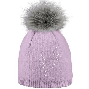 Шапка с помпоном Areco, цвет flieder