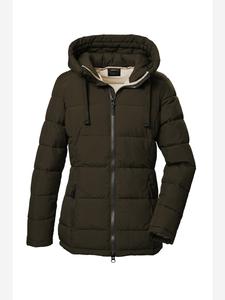 G.I.G.A. DX by killtec Зимняя куртка 'GW 68 WMN QLTD JCKT' в темно-коричневом цвете