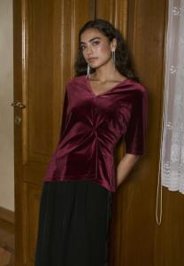 Блуза Culture ZOE, Zinfandel/Dark Red