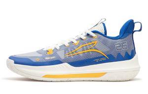Командные баскетбольные кроссовки мужские с технологией Future Cushion, антискользящей подошвой, износостойкие и дышащие, низкие, сине-белые 361°