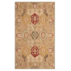 Ковер из шерсти с цветочным рисунком в рамке Anatolia Galelyn Safavieh, 61x366 см