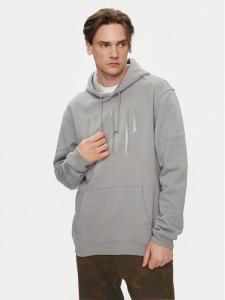 Толстовка обычного кроя Gap, серый