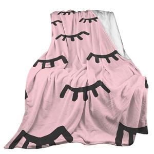 Теплое пуховое одеяло, стильное, мягкое, приятное на ощупь, многоцелевое теплое удобное вязаное плед с ресницами для путешествий-A, размеры: XL Stuttg