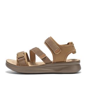 ZULIZ Женские сандалии на одной застежке бежевые, цвет Beige