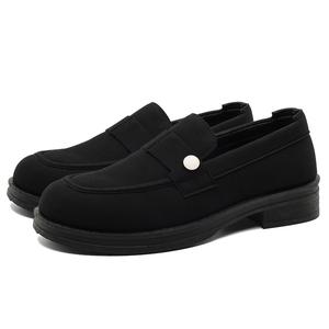Medd Мужские лоферы LF07 черные замшевые, цвет LF07 Suede Black