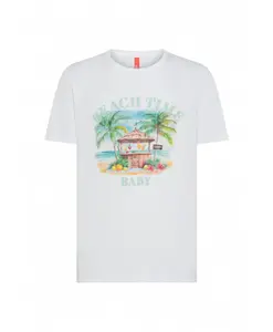 Футболка T35142-Pe25-01 Sun68, белый