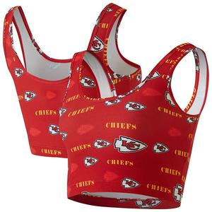 Женский бралетт concepts sport red kansas city chiefs mosaic allover print Unbranded