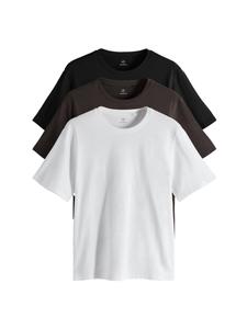 Рубашка The Set, шоколадный/черный/белый