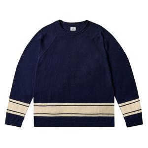 Топ Palace x C.P. Company Cotton Sea Island Mock Neck Knit, Navy