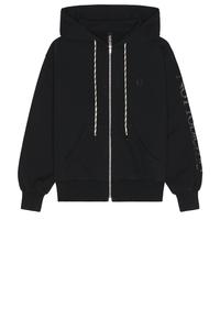 Толстовка с капюшоном Alien-O Zip Through No Problemo, Black