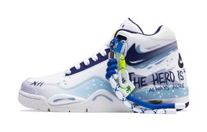 Кроссовки для баскетбола Flight Legacy Vintage для мужчин, среднего размера, цвет синий/фиолетовый/белый Nike