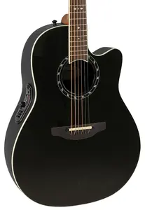 Акустико-электрогитара Ovation 2771AX Pro Series Standard Balladeer Deep Contour, черная