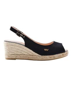 Босоножки-эспадрилии Gavina на танкетке VISCATA, Black